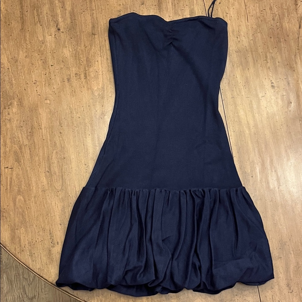 Freshman Midnight Blue Knit Top